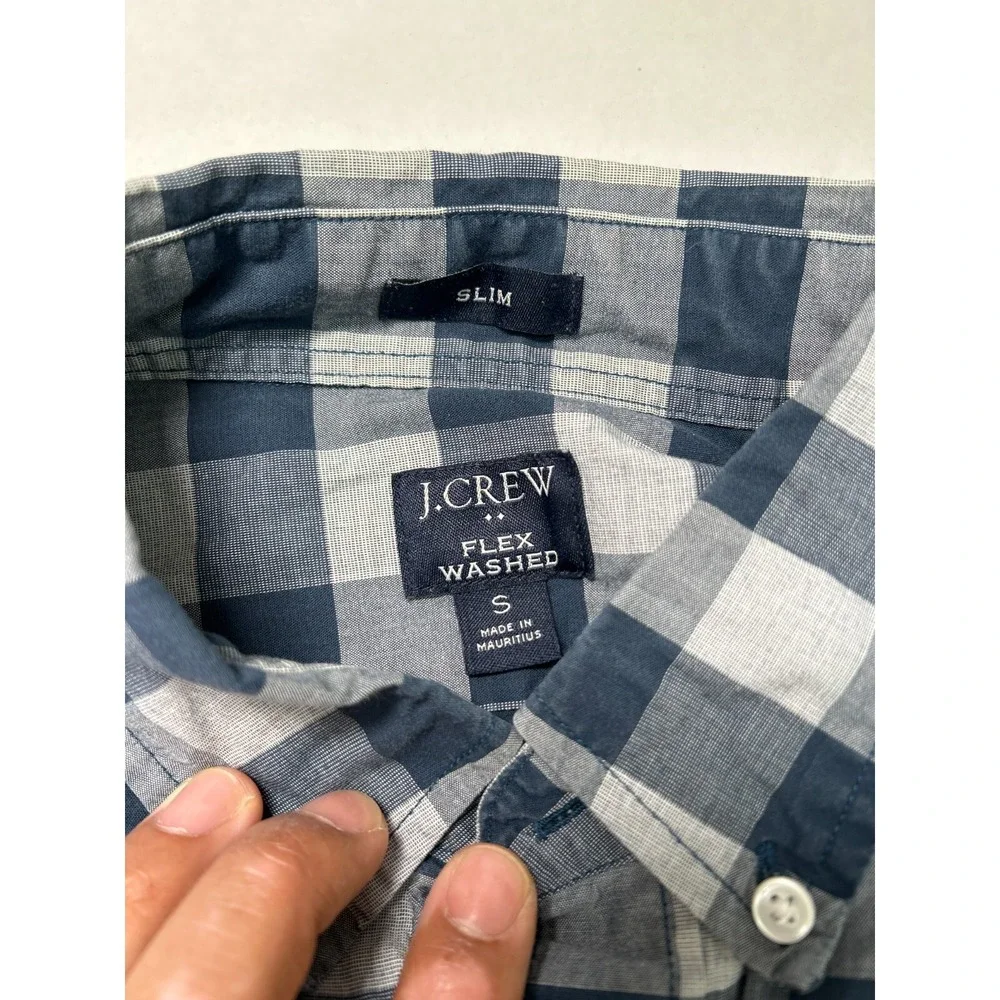J.Crew plaid shirt Men's size‎ Small multicolor button-down long-sleeve